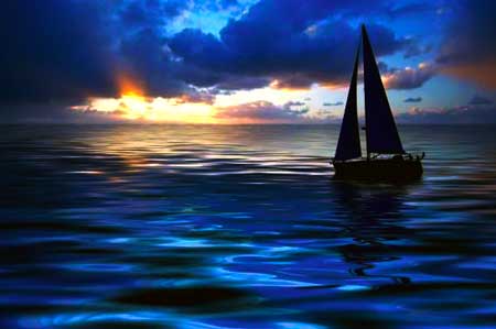 sunset-sailing