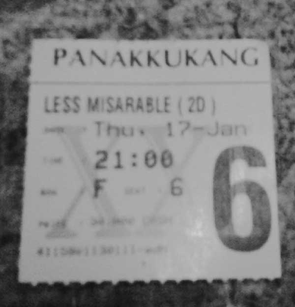 Tiket XXI Les Miserables