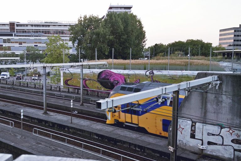 NS Train in Rotterdam